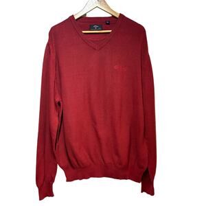 Callaway Sport Burgundy V-Neck Sweater Size‎ XLarge